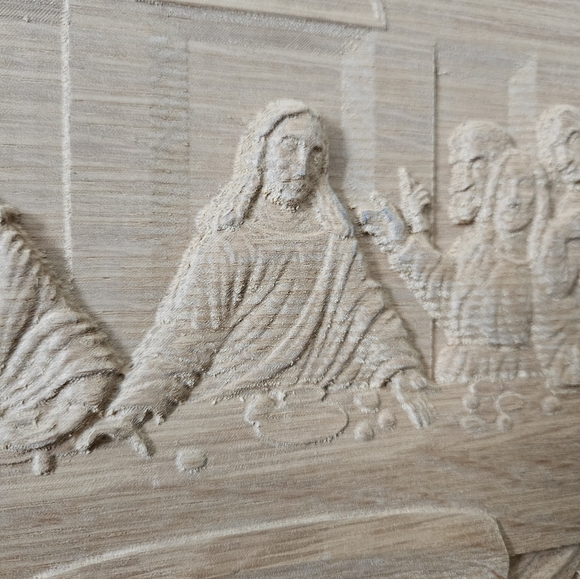 The Last Supper Wood Engraving - Picture 4 of 9
